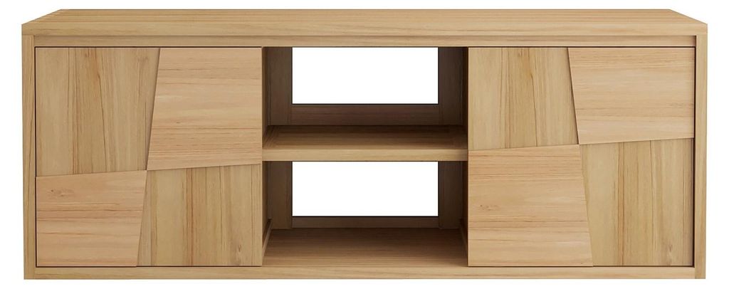 Hängender Waschtischunterschrank aus Teakholz – Breite 120 cm – SUMBAWA