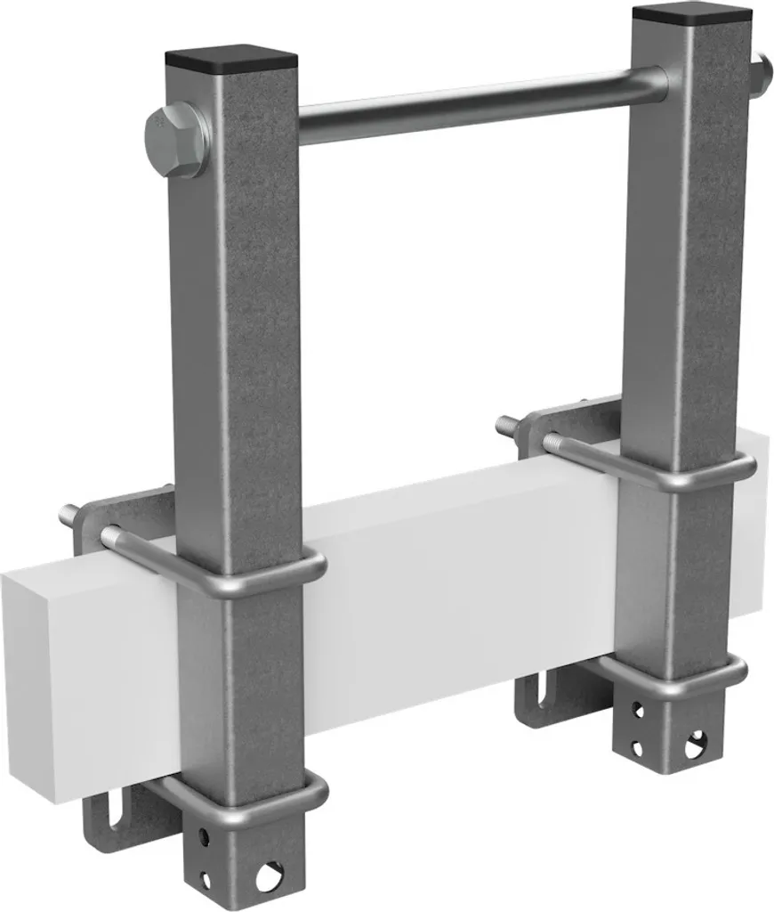 Supporto Zincato SUPROD 350mm per Rulli Laterali Carrello Barca