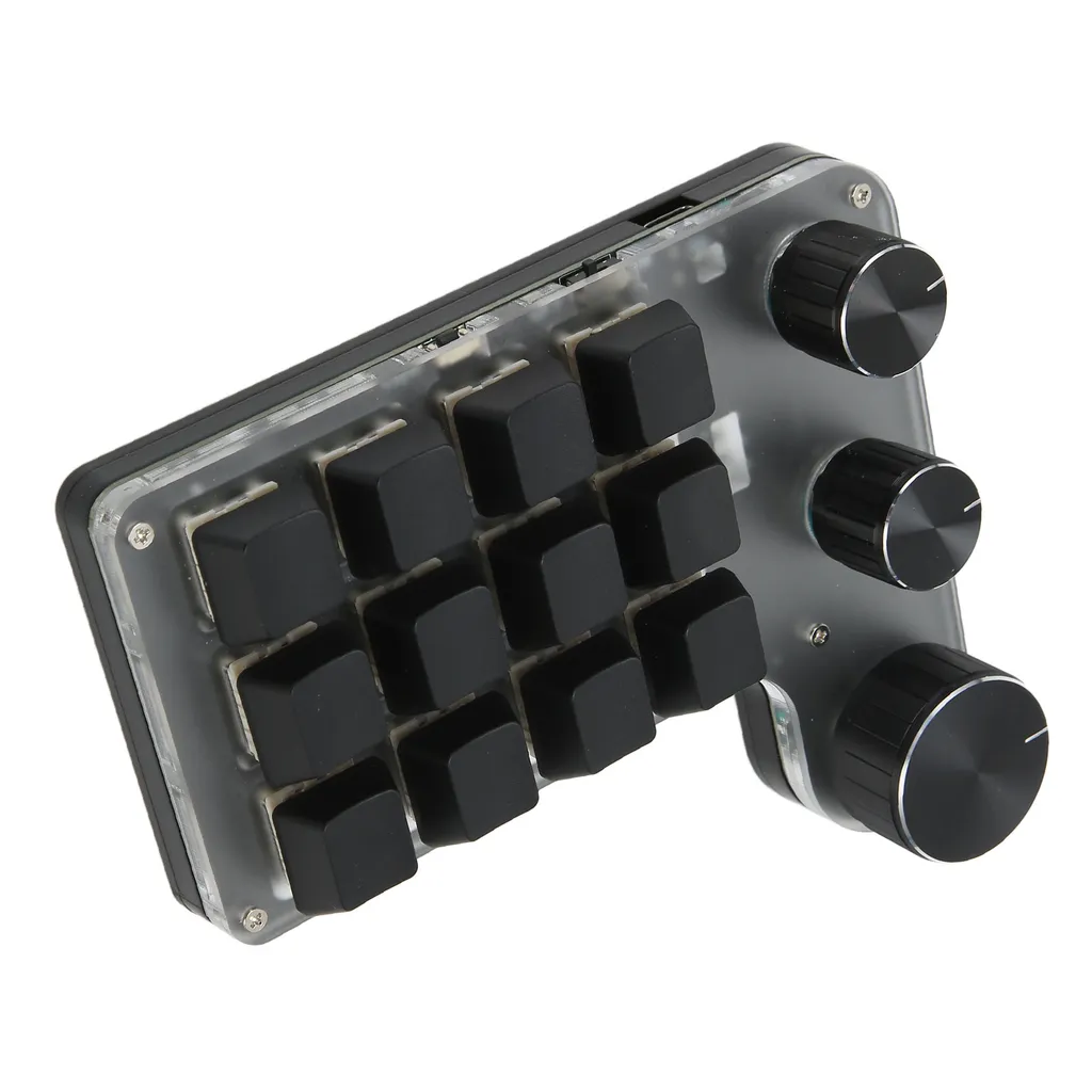 Clavier mécanique programmable à une main avec boutons macros de précision - 6