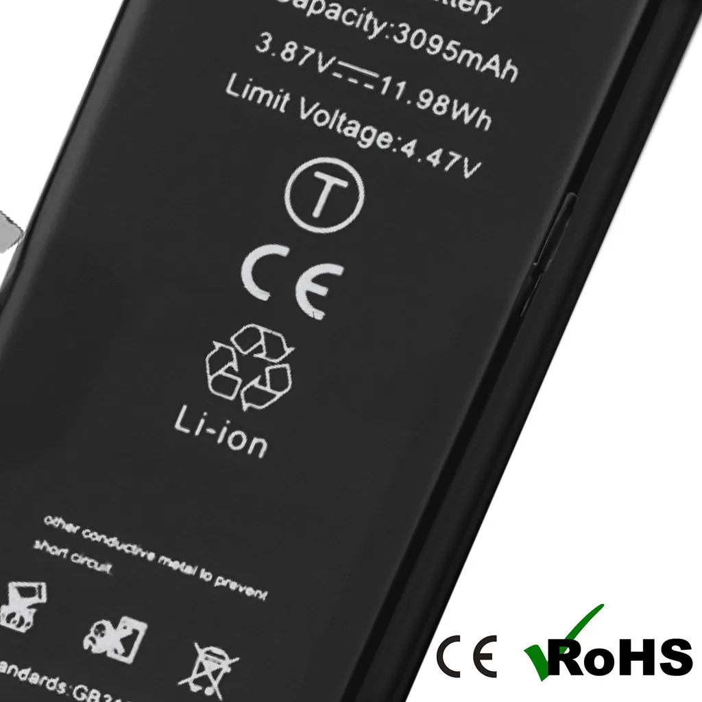 Clappio Decode PCB iPhone 13 Pro Batterie 3095mAh Noire Haute Qualité - 4