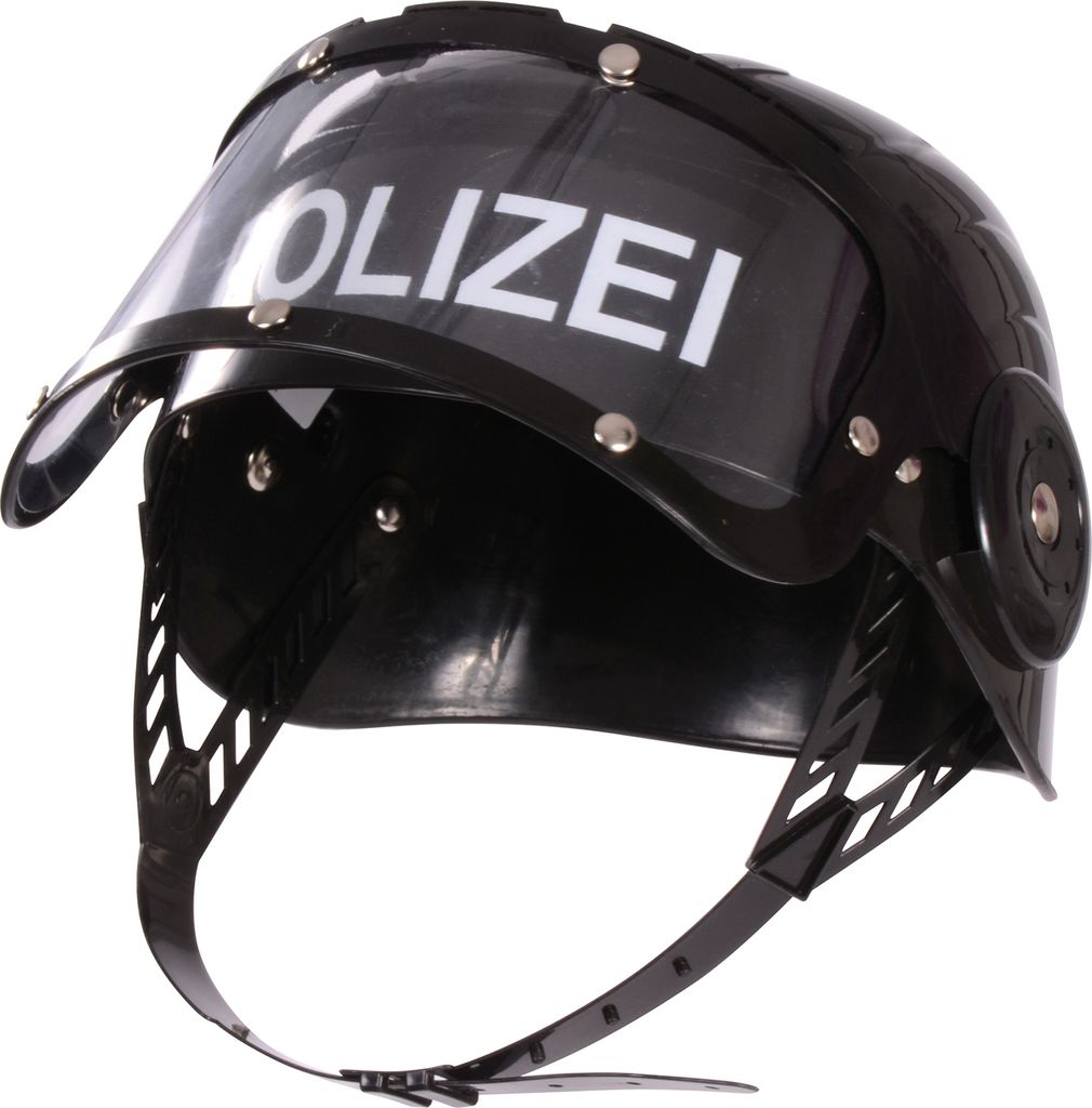 EDUPLAY 150109 Polizeihelm mit Visier, Kunststoff, 20 x 20 Produktbild 