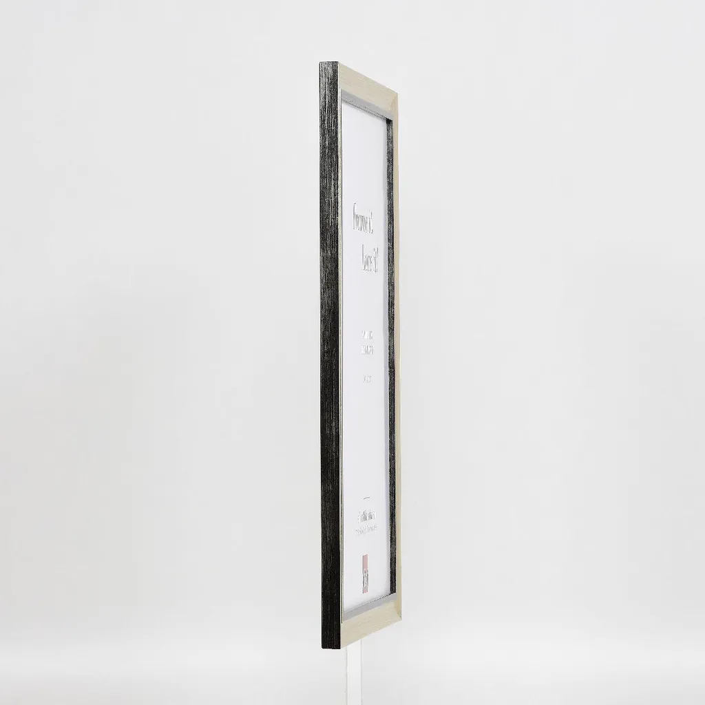 Cornice Argento 10,5x14,8 cm Legno Effect con Vetro Anti-Riflesso - 7