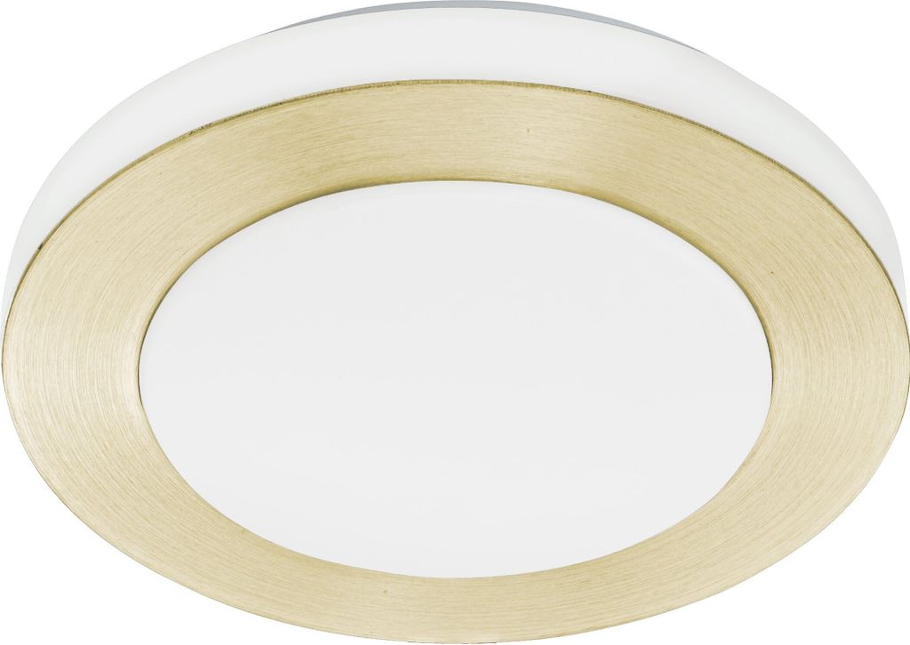 EGLO LED Deckenlampe Capri, Deckenleuchte aus Stahl in weiß Produktbild 