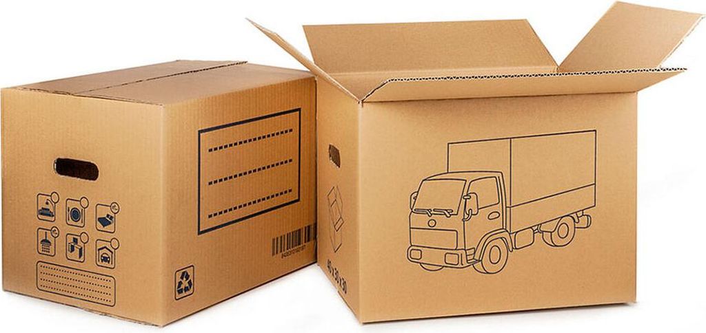 Lot 10 Cartons Déménagement Fun & Go Cartons Robustes Avec Image du produit 