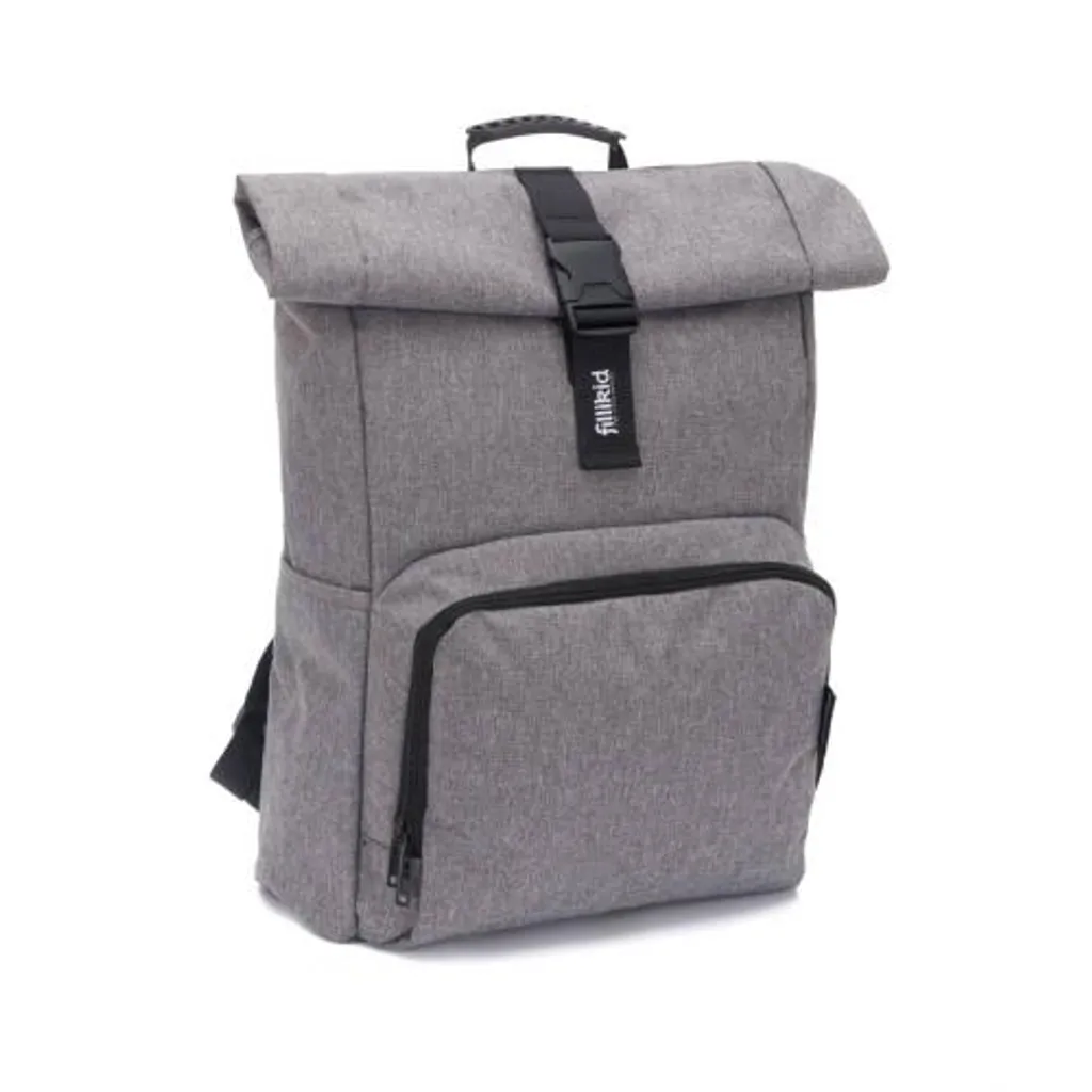 Fillikid Tokio Zaino Fasciatoio Grigio Melange | Design Scandinavo Urban