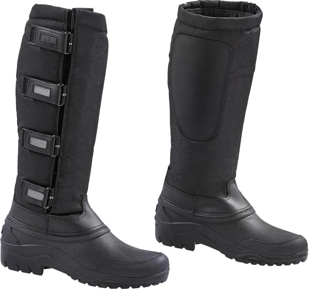 Bottes Équitation Hivernales Busse Toronto Noir avec Intérieur Polaire