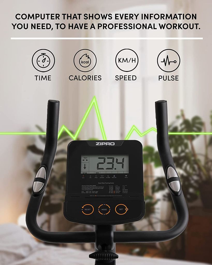 Magnetický trenažér Zipro Nitro RS | LCD displej | 8kg Obrázek produktu 5