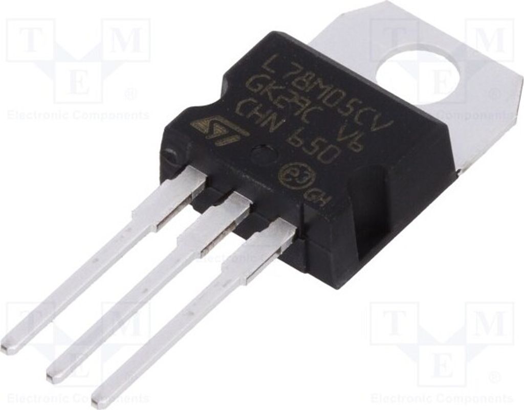 3x IC: Spannungsstabilisator 5V 0,5A Linie,geregelt(nein) THT L78M05CV Ungeregelt