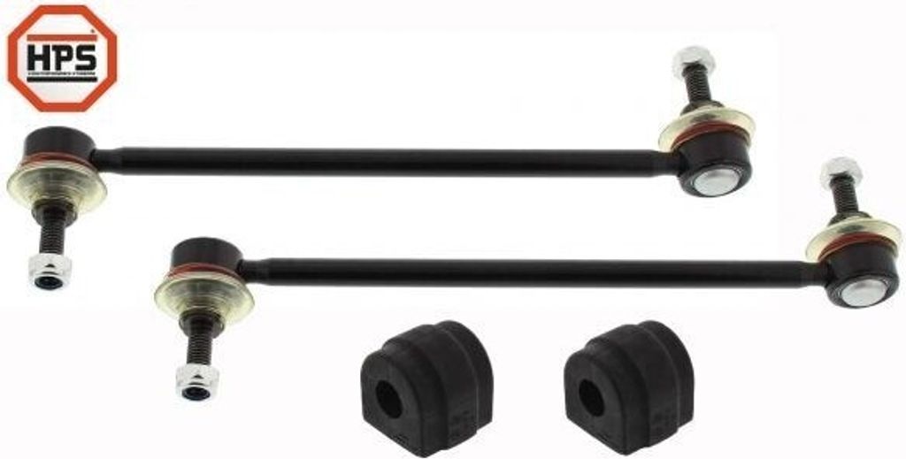 MAPCO 53700/4HPS Stabilisatorlager Reparatursatz für BMW 3 Limousine (E46) Vorne 22,5mm Gummilager