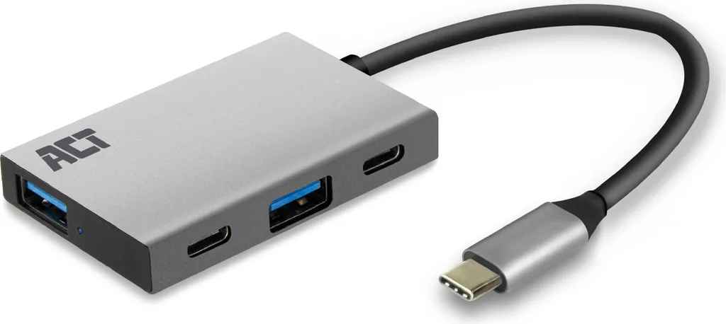 Plus de Ports USB-C et A avec le Hub ACT AC7070 10Gbps pour PC et MacBook