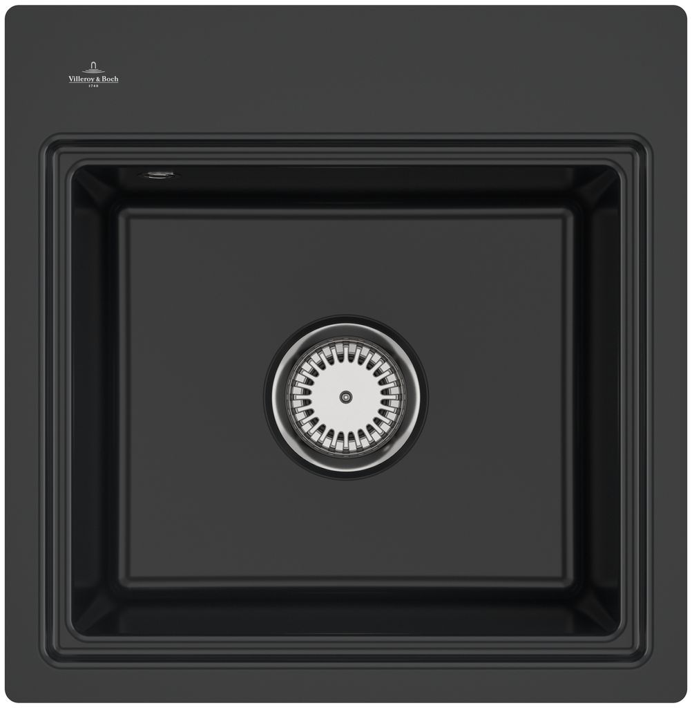 Villeroy & Boch Keramikspüle 335A1FS5, Subway Style 50 S Flat Flächenbündige Spüle - inkl.