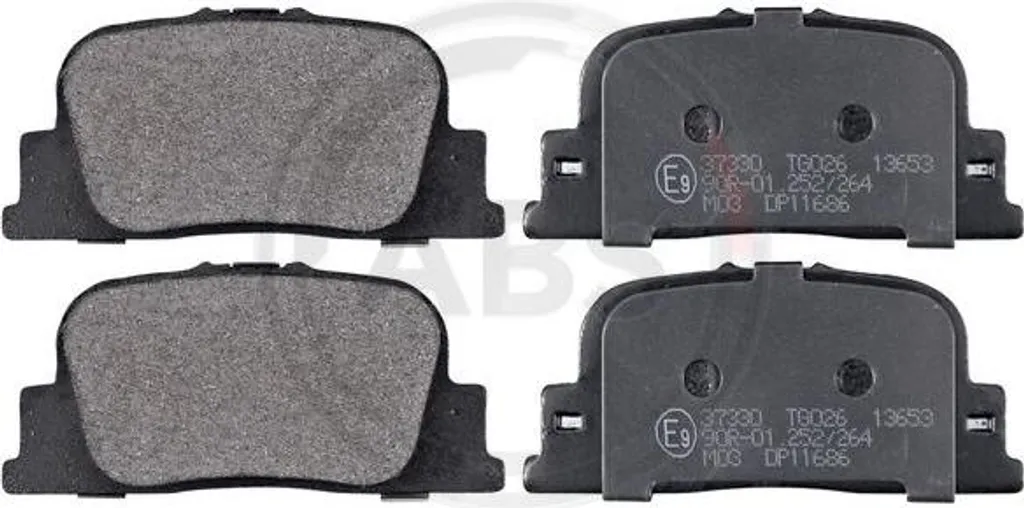 Stop aux sifflements : Plaquettes A.B.S. 37330 pour freinage Camry efficace