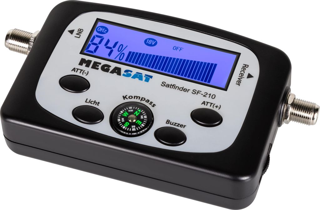 Megasat SF-210, 1 Stück(e), Schwarz, Grau, Digital, F-Typ, Produktbild 