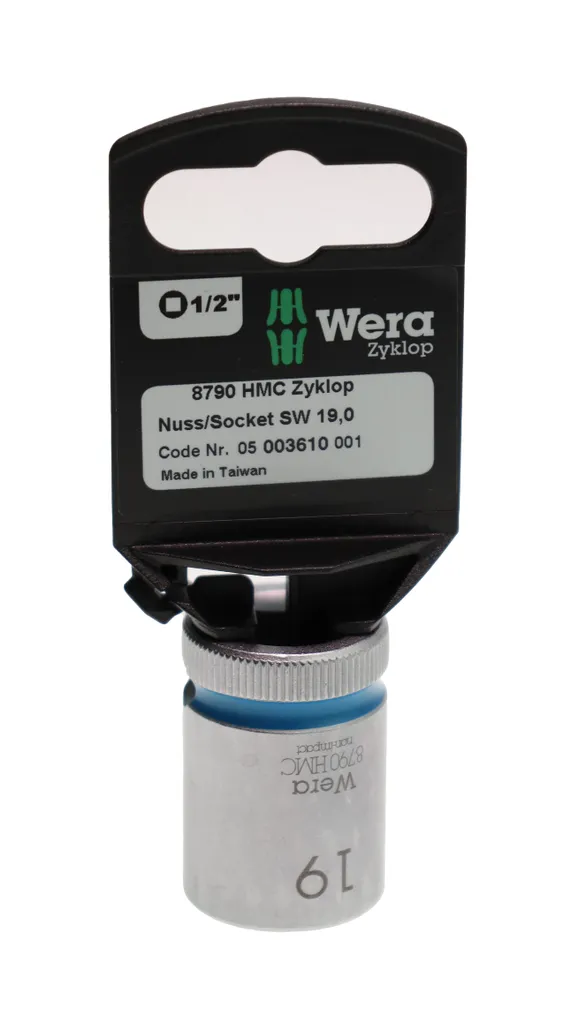 Wera 8790 HMC 19mm | Inserto Bussola Industriale 1/2" ISO 2725-3
