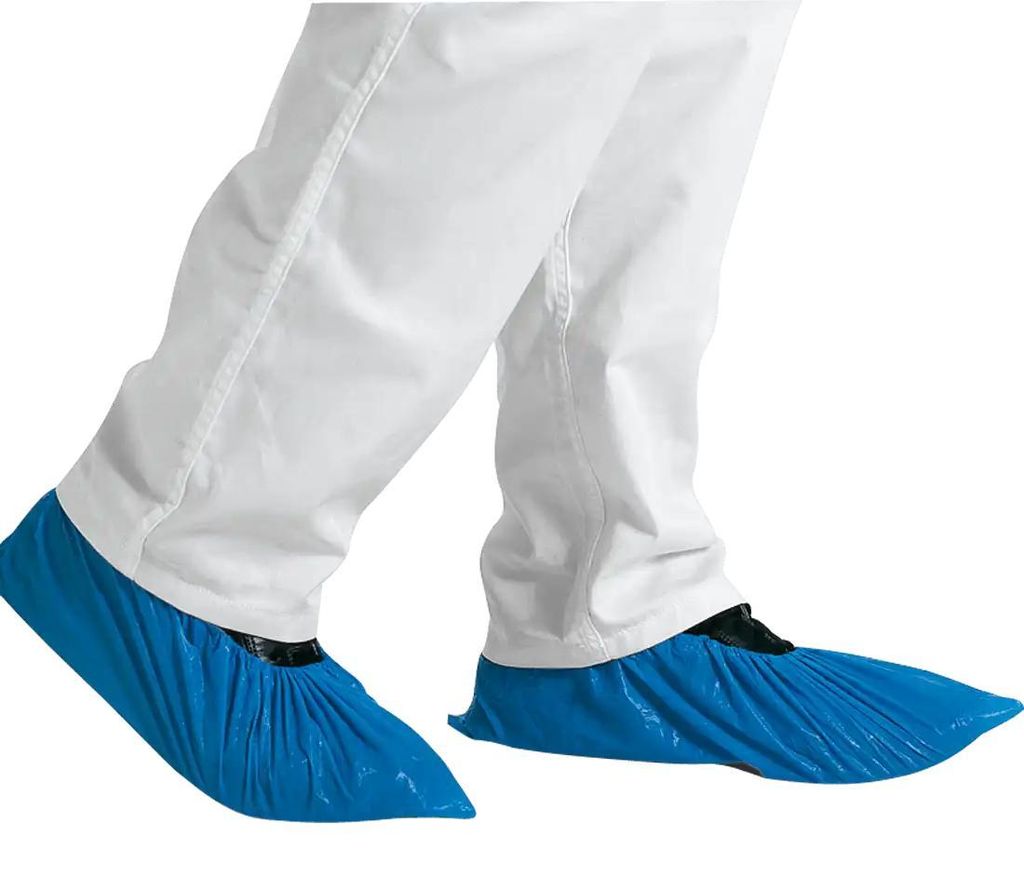 Sir Safety POLIETIL Schuhüberzieher aus Polyethylen wasserdicht blau 100 Stück