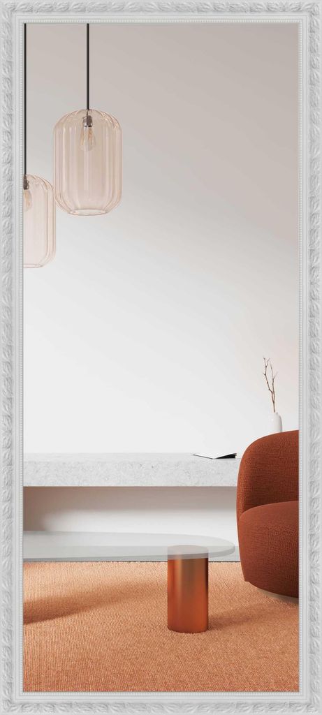 nielsen HOME Wandspiegel Francesca, Weiß, Holz, ca. 70x170 cm