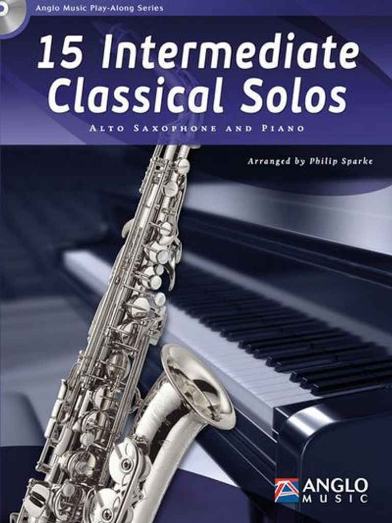 15 Intermediate Class. Solos Alto Saxophone and Piano m. CD