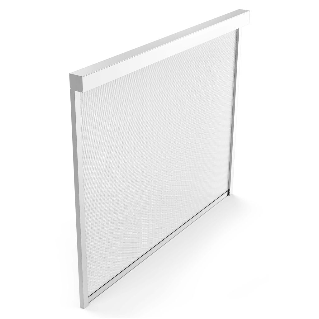 Weiße Markise für bioklimatische Pergolen Corato und Sapri 380x230m - Oviala Valloni