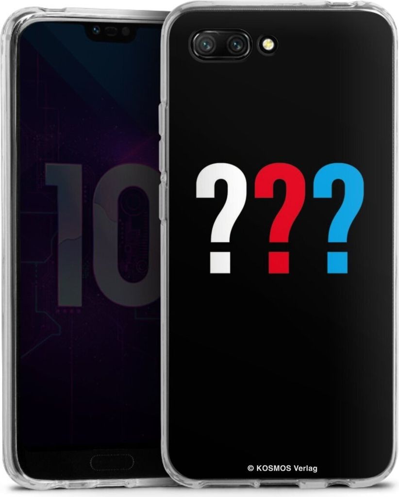 DeinDesign Handyhülle für Huawei Honor 10 Silikon Hülle Case Smartphone Schutzhülle Logo Offizielles Lizenzprodukt Die drei ???