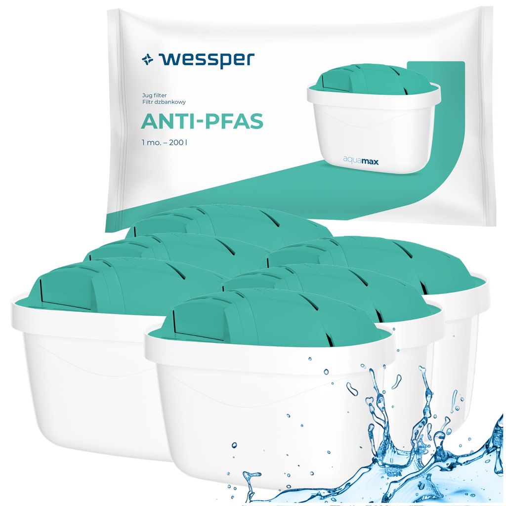 Filtros de agua Wessper AquaMax ANTI-PFAS, 6 unidades para Imagen del producto 