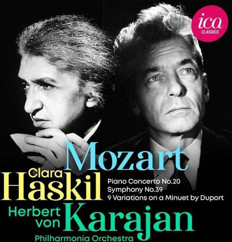 Album vinyle Concerto pour piano 20 KV Mozart Haskil Karajan Classique