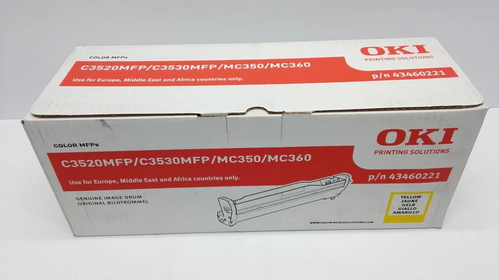 OKI Tamburo 43460221 Giallo Originale - C3520/C3530 MFP