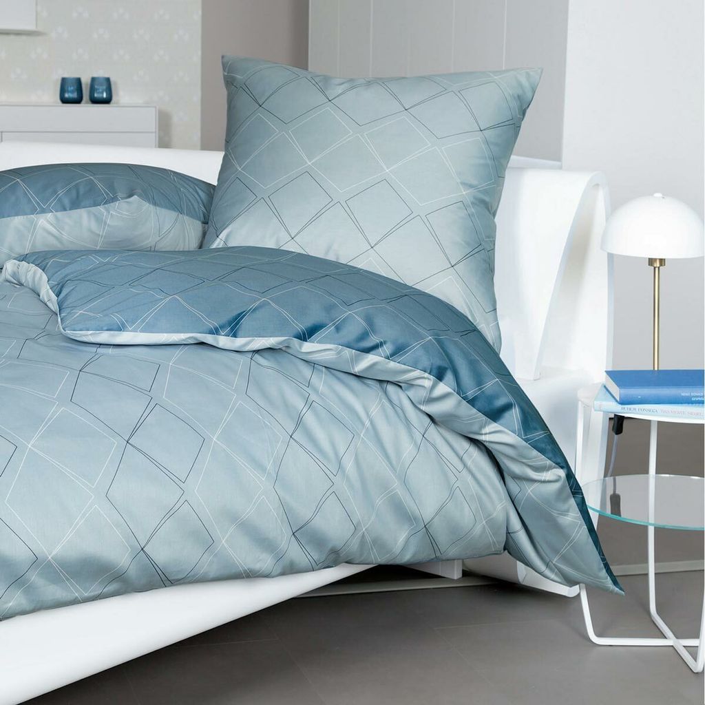Janine Mako-Satin Bettwäsche J.D. 87053-02 135x200 cm + Produktbild 