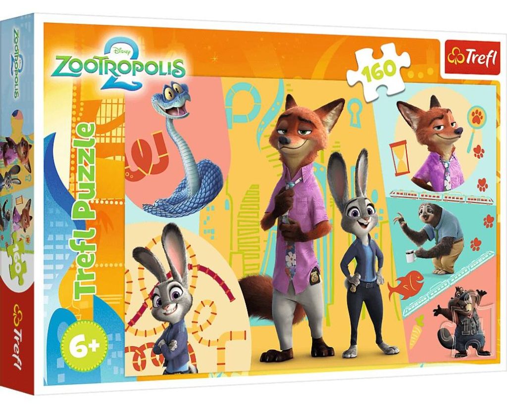 Puzzle 160 Společně v Zootopii TREFL Obrázek produktu 