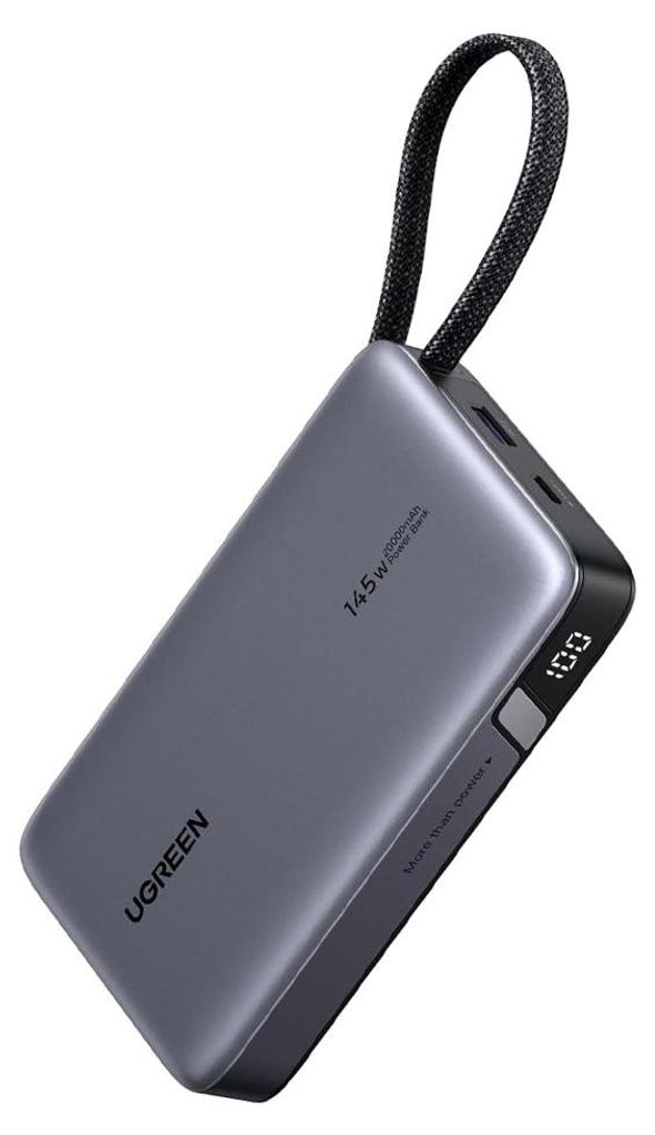 UGREEN PB551 Powerbank 20000mAh 145W USB-A/2xUSB-C Grau Produktbild 