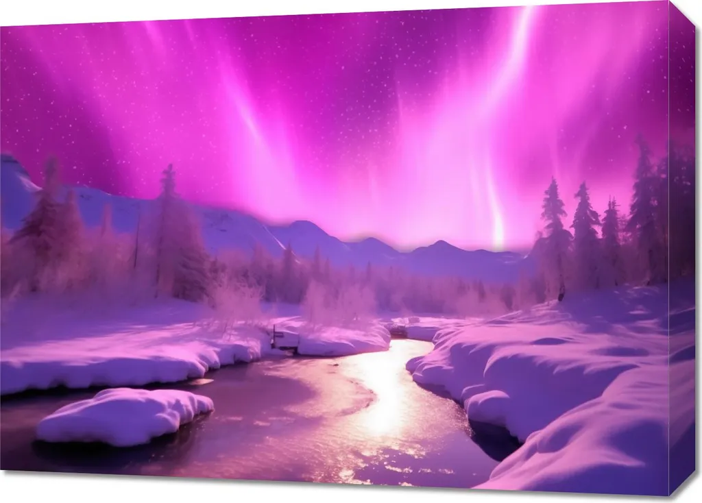 Image Aurore au-dessus du ciel 70 x 50 cm - Décoration Murale Nature