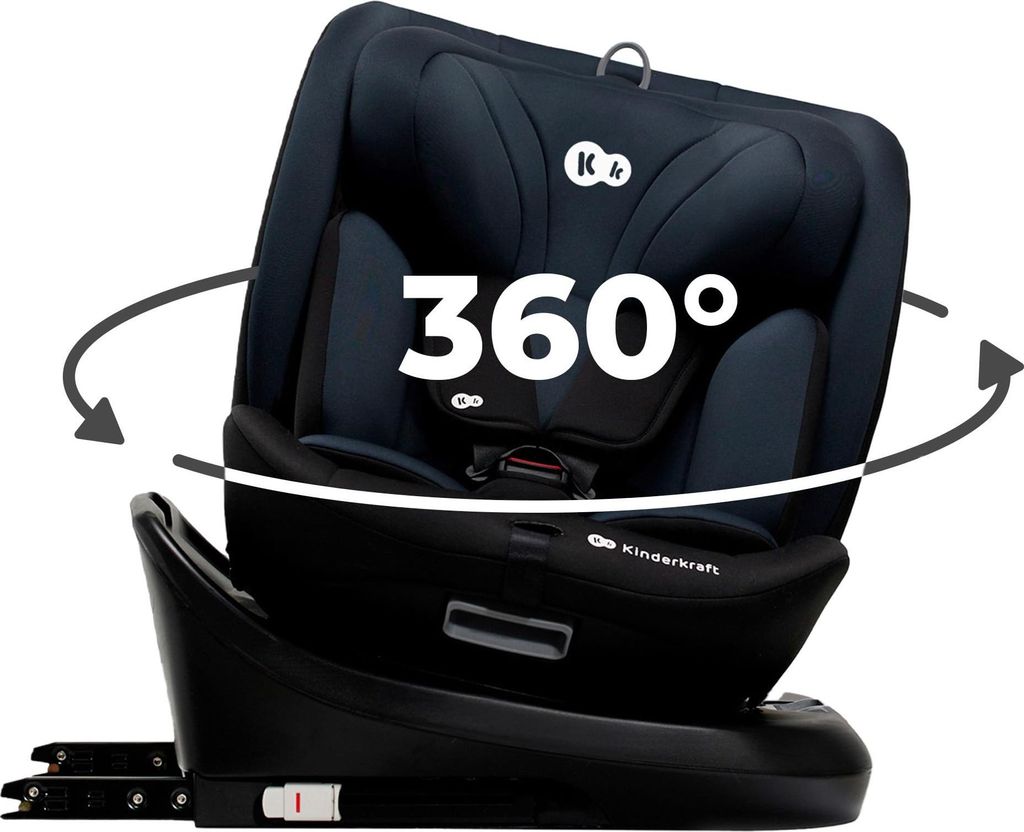 Scaun Auto Kinderkraft I-Grow I-Size 40-150 Cm, Nero Immagine del prodotto 