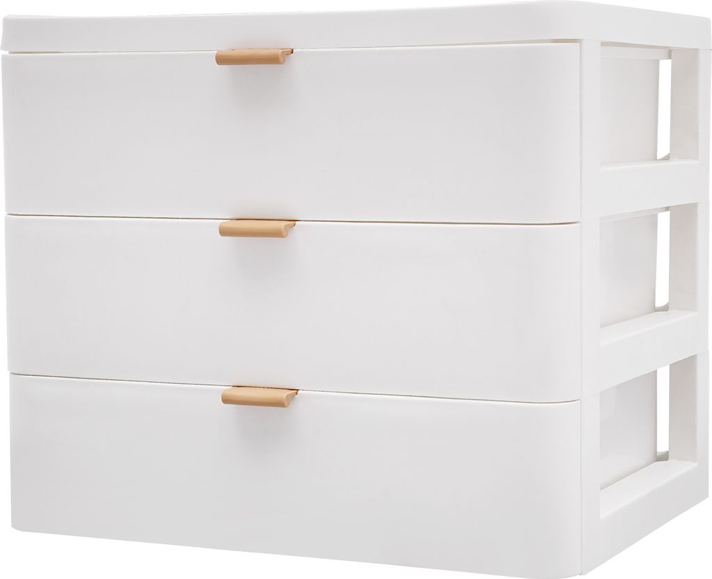 Schreibtisch Aufbewahrungsbox 3-schicht organizer Schublade Produktbild 4