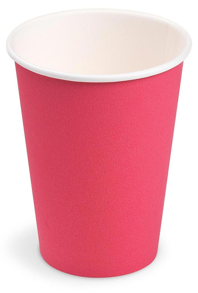 40x Getränkebecher Party/Pappbecher fuchsia 240ml Ø 74mm Produktbild 