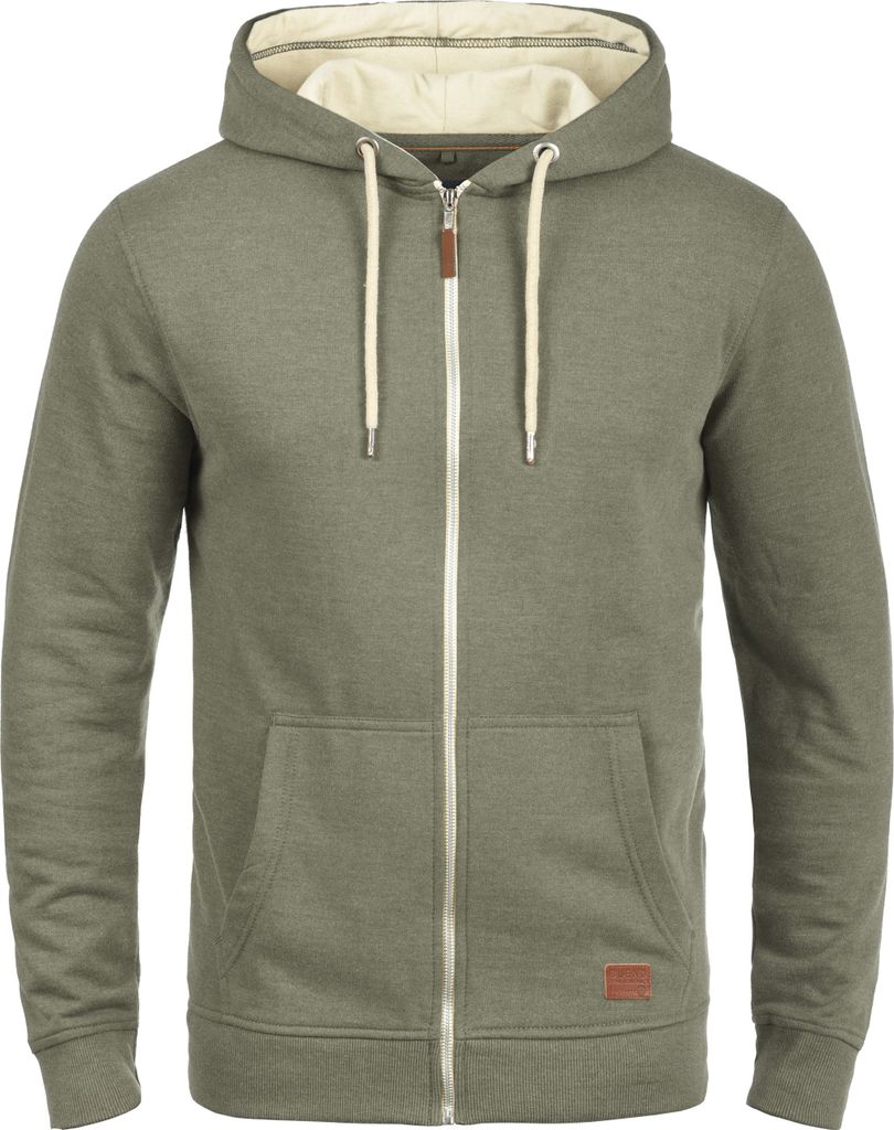 BLEND BHHulker Herren Sweatjacke Kapuzenjacke Hoodie mit Kapuze Reißverschluss Kängurutasche Baumwollmischung Regular fit