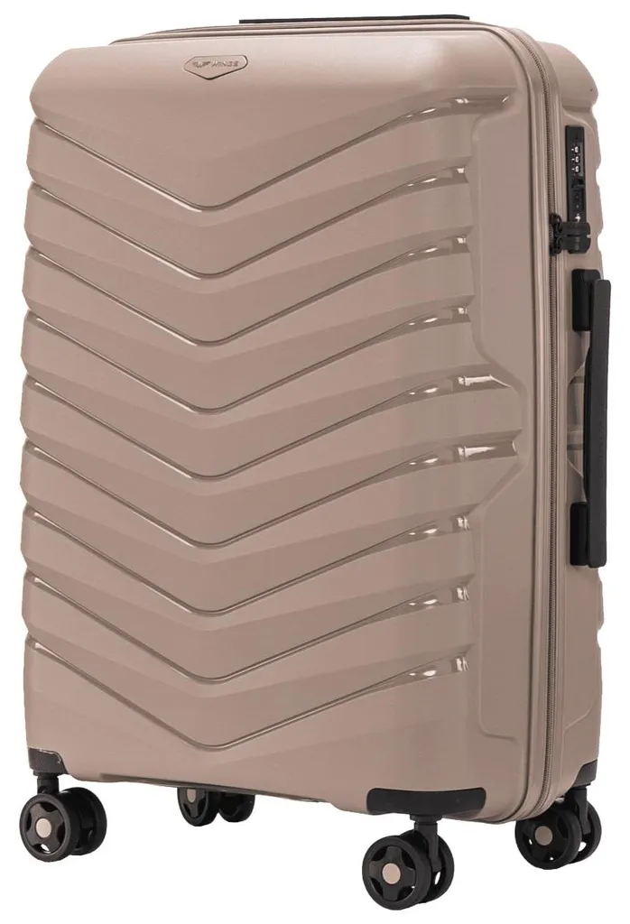 Ensemble de valises en ABS beige résistant - Set de voyage rigide 3 pièces - 2