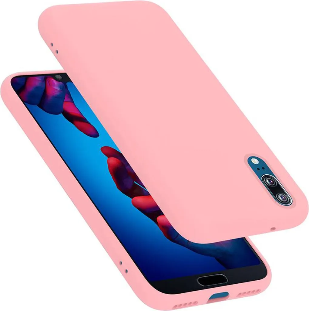 Cover Huawei P20 Cadorabo Rosa - Protezione TPU Slim Design Elegante