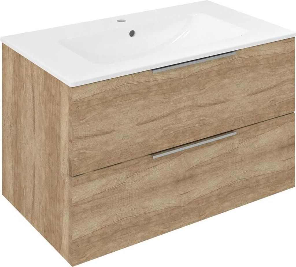 CIRASA Unterschrank 79,8x52x46cm, Eiche Alabama