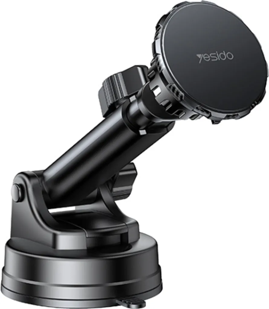Yesido C160 Supporto magnetico per telefono da auto a ventosa con asta telescopica (nero)