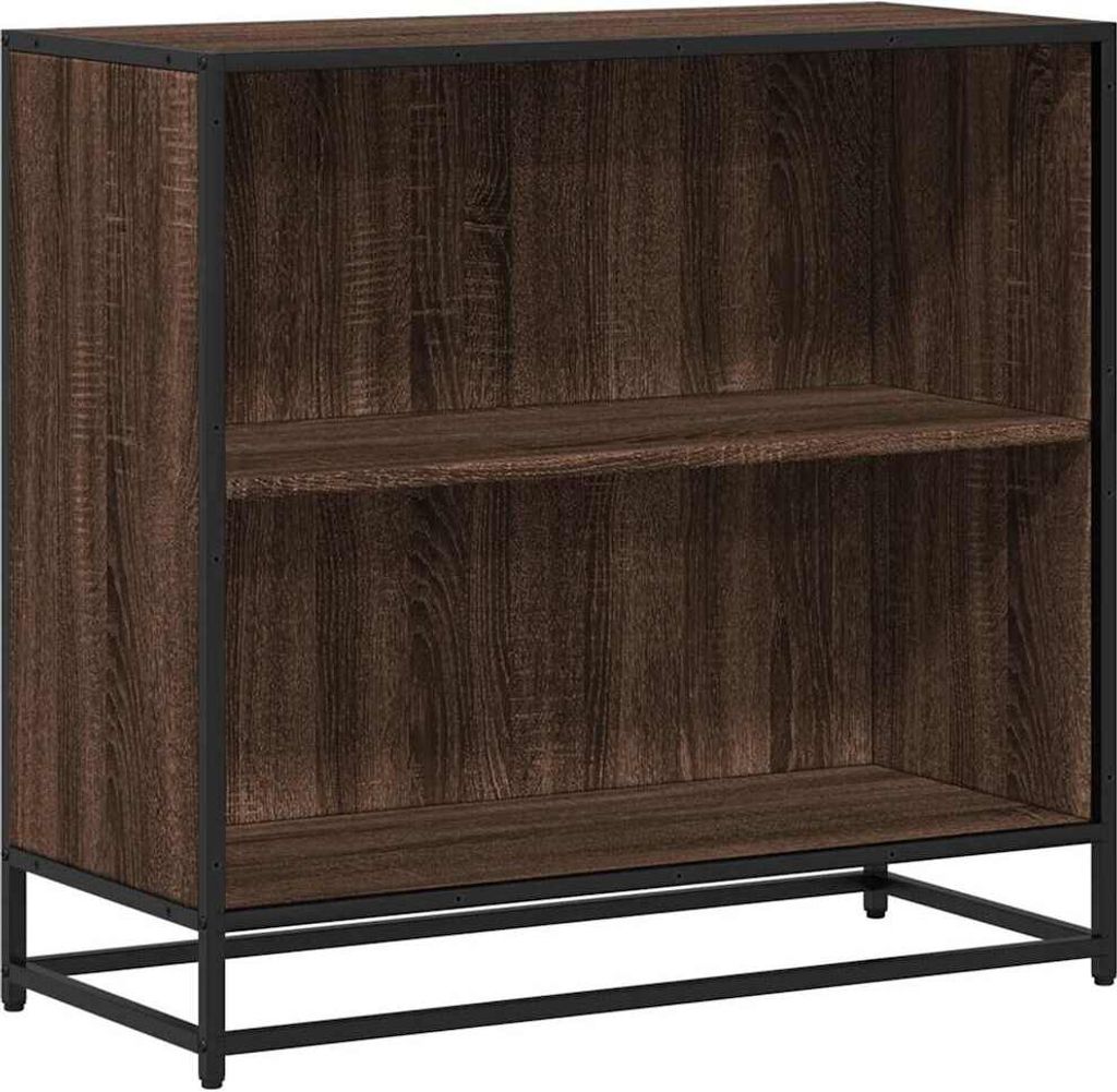 Bücherregal Räuchereiche 60x35x76 cm Holzwerkstoff