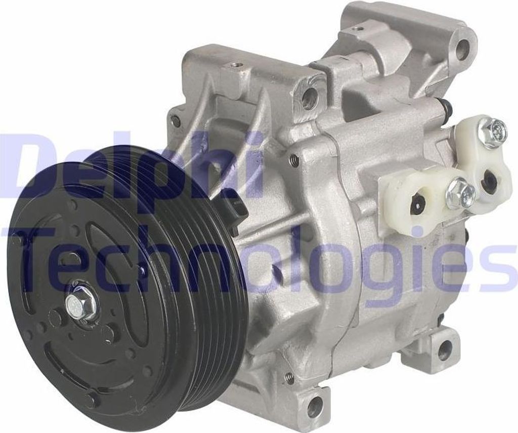 DELPHI TSP0159331 Denso SCSC6 Klimaanlage Klimakompressor PAG 46 für FORD KA (RU8) für FIAT PANDA (169) 500 (312) GRANDE PUNTO (199) PUNTO (188)