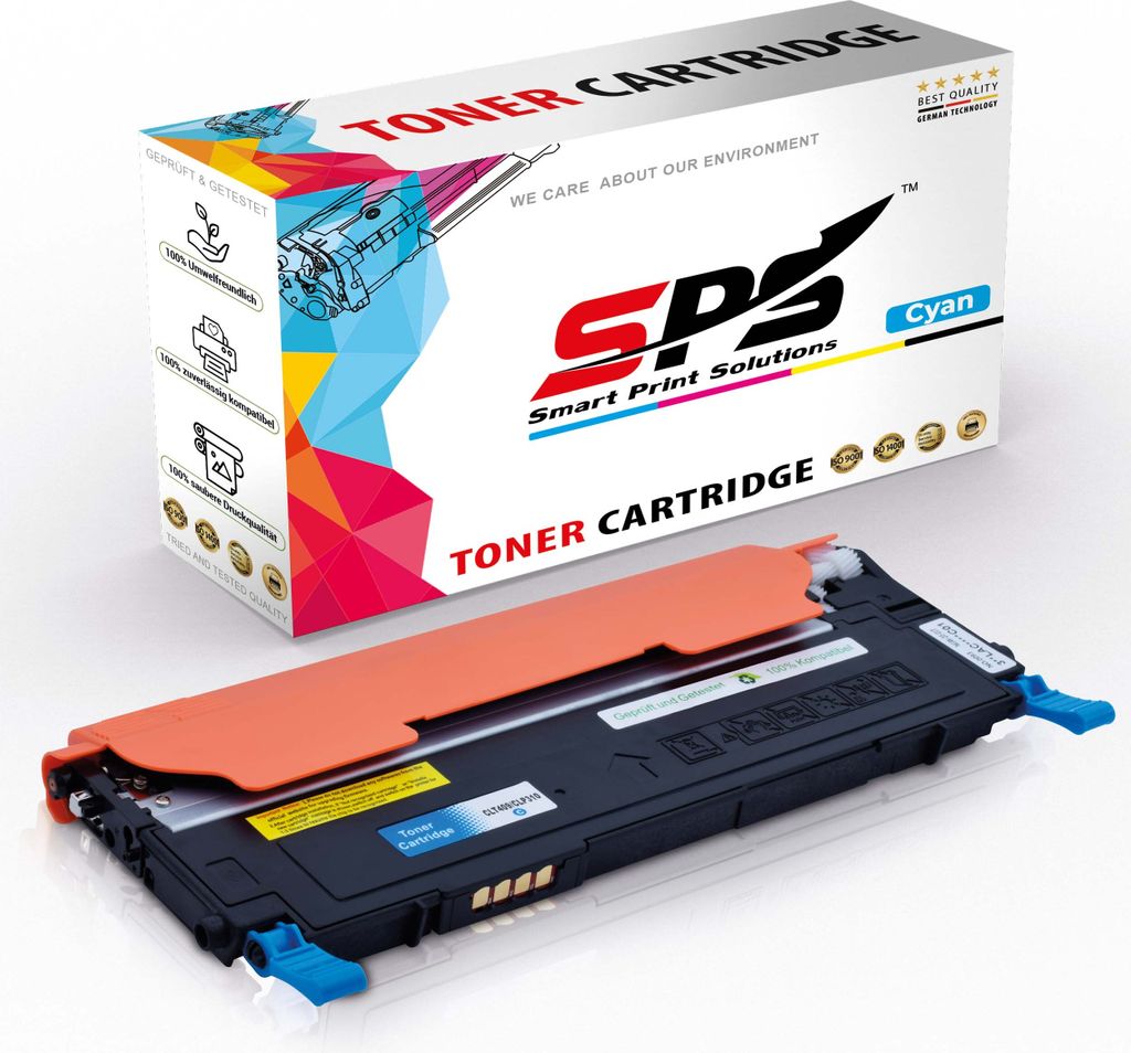 Kompatibel für Samsung CLP 315 W (CLT-C409S/C4092) Toner-Kartusche Cyan