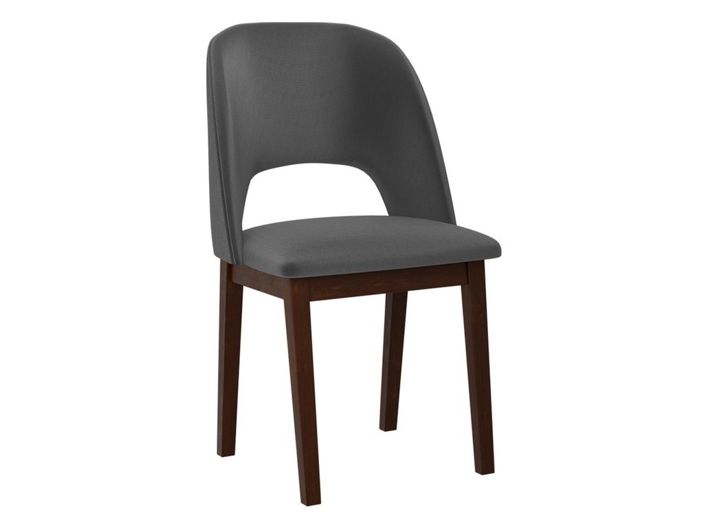 MIRJAN24 Stuhl Monti II, Esszimmerstuhl aus Buchenholz, 45x45x83 cm (Holzfarbe: Nuss, Stofffarbe: Kronos 22)