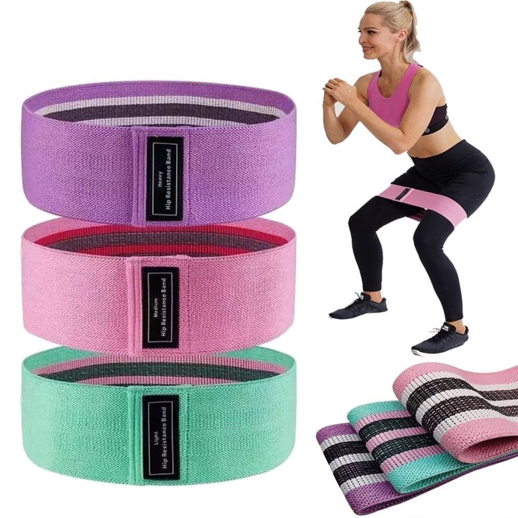 Caoutchouc d'exercice textile 3 pièces Image du produit 