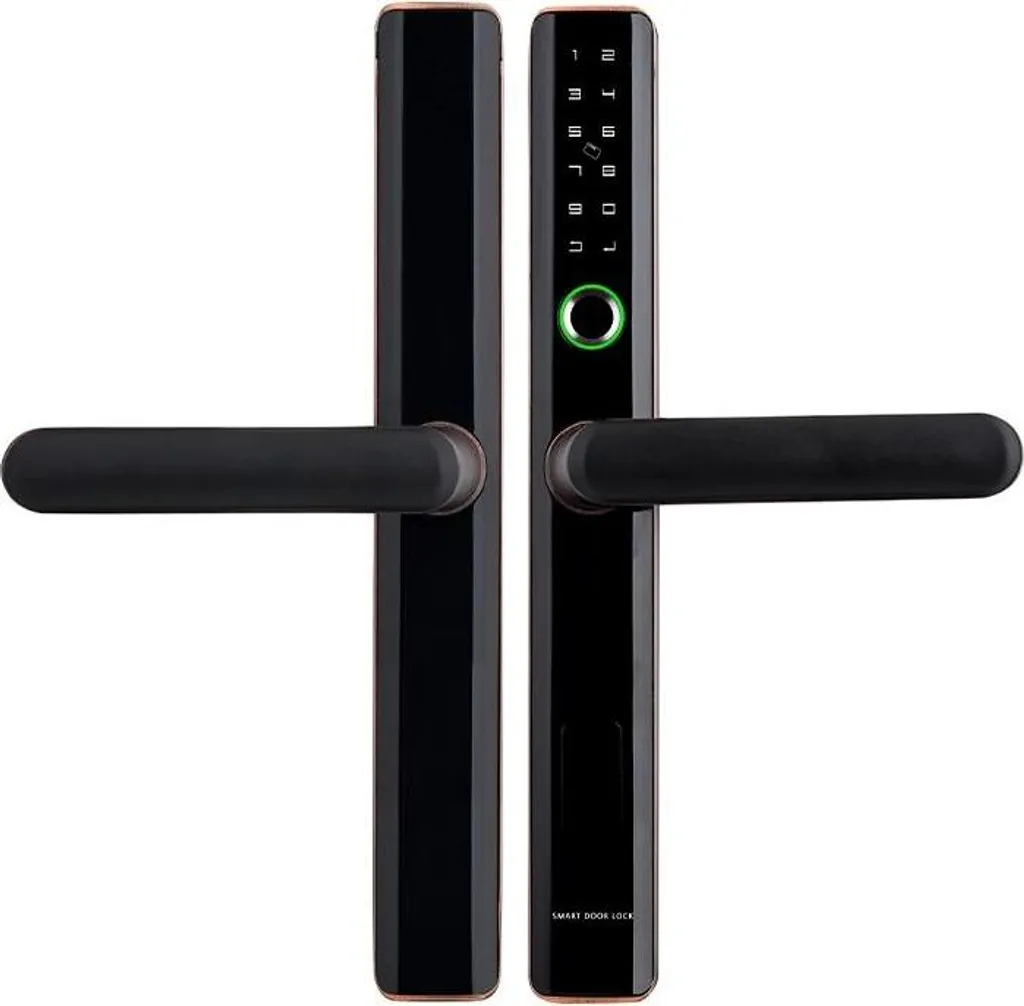 Serrure connectée à code et badge RFID pour porte intérieure ou entrée