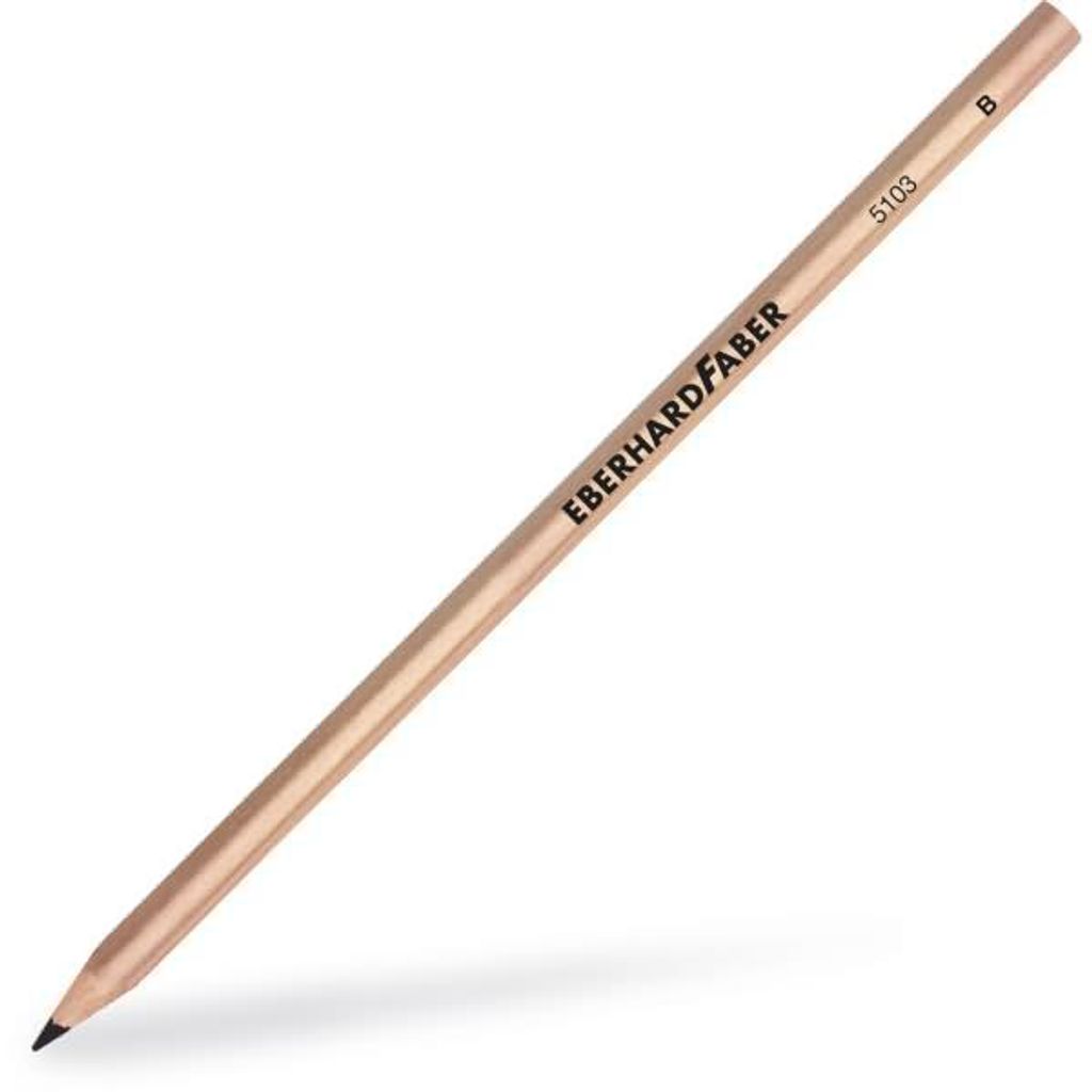 EberhardFaber Bleistift Dreikant natur B Produktbild 