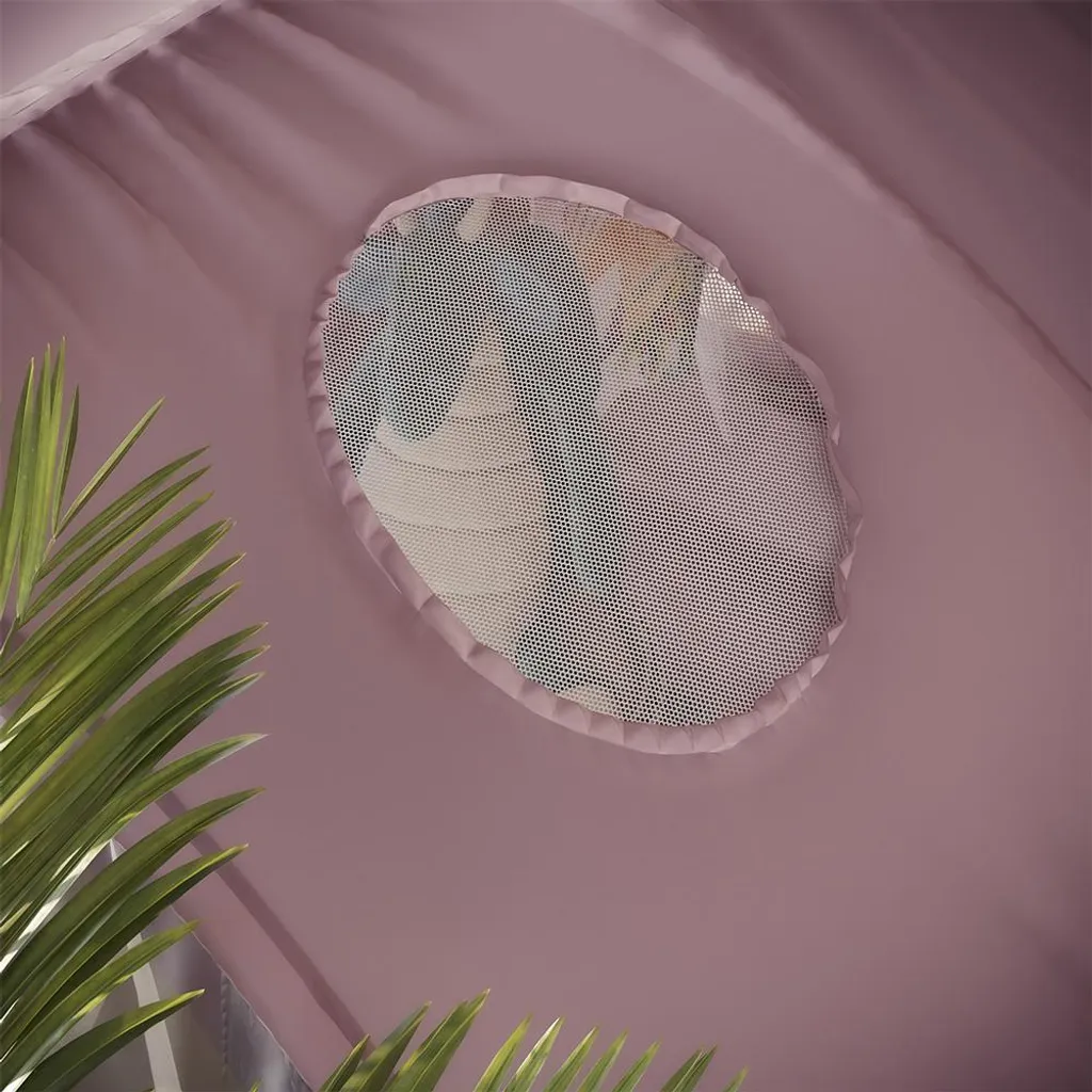 Tente tunnel de jeu intérieure rose pour cabane d'enfant Kubby - 4