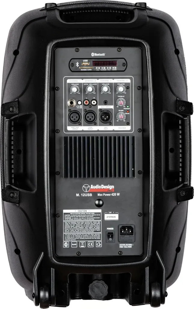 AudioDesign M12 USB Table de Mixage Compacte avec Interface Audio Intégrée