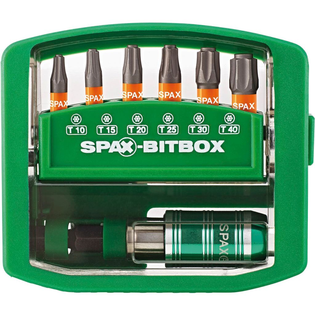 SPAX BITcheck Rapidator BIT-Halter + 6 SPAX BITs T-STAR Produktbild