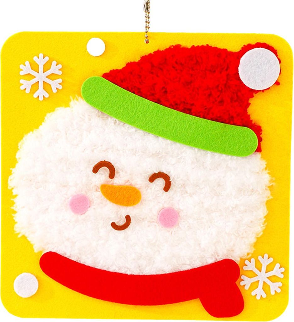 DIY-Weihnachtsstickset: Niedliche Stickprojekte mit Baum, Strumpf und Weihnachtsmann – Nähset mit Schnittmuster, Nadeln, Garn und Werkzeug für ...