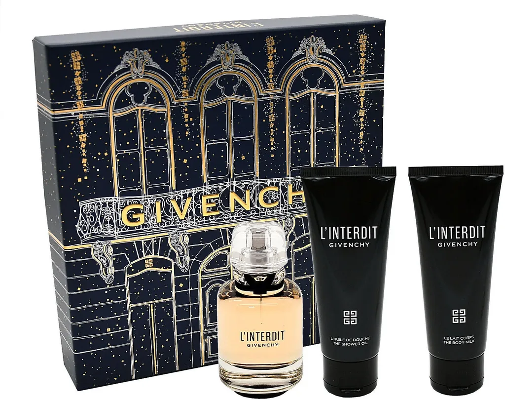 Coffret Givenchy L'Interdit Eau de Parfum 50ml avec Lait et Gel Douche